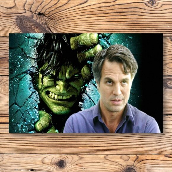 Marvel Comics The Incredible Hulk Mark Ruffalo Refrigerator Locker Fridge Magnet - Picture 1 of 2